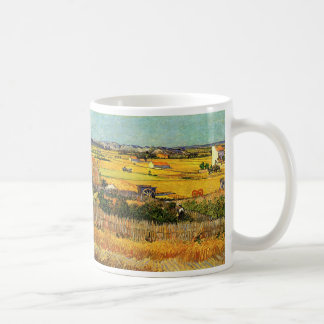 Harvest at La Crau, Montmajour by Vincent van Gogh Coffee Mug