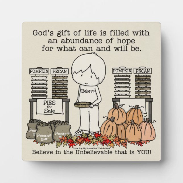 Harvest Blessing Plaque (Front)