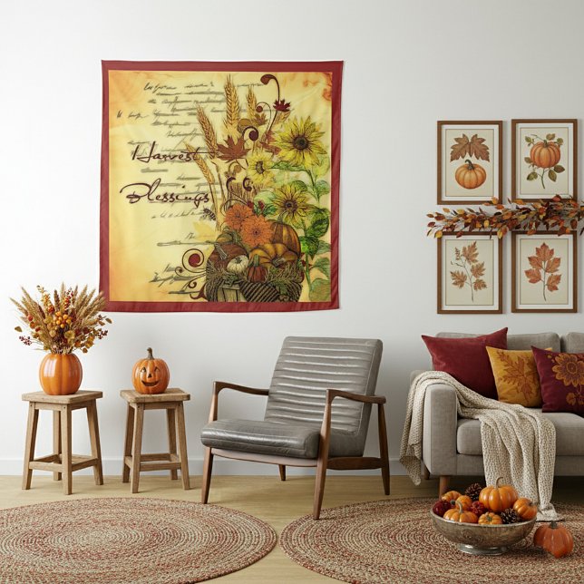 Harvest blessings tapestry (Creator Uploaded)