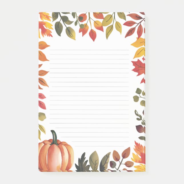 Harvest Border Post-it Notes (Front)