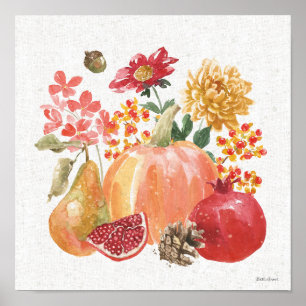 Harvest Bouquet Poster