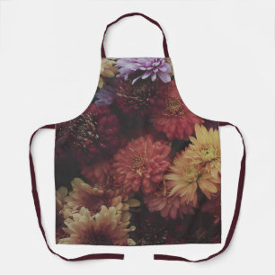 Harvest Chrysanthemum Nocturne Apron