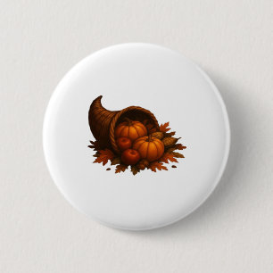 Harvest Cornucopia Glow Oversized T-Shirt.png 6 Cm Round Badge