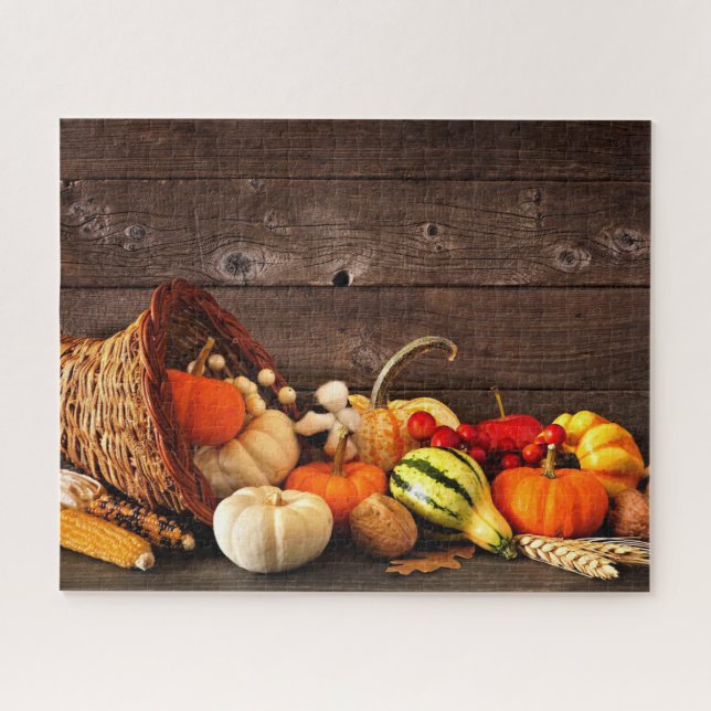 Harvest Cornucopia Jigsaw Puzzle (Horizontal)