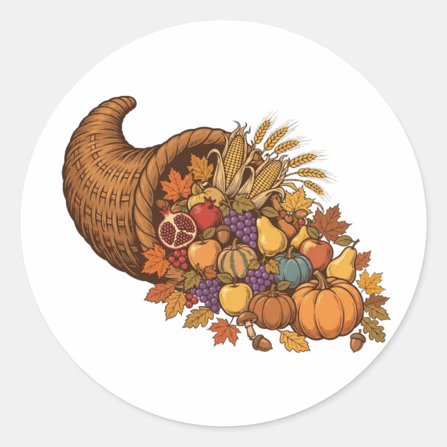 Harvest Cornucopia Sticker (Front)