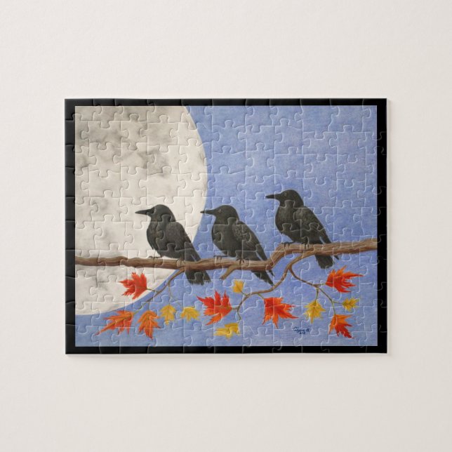 Harvest Crows Puzzle (Horizontal)