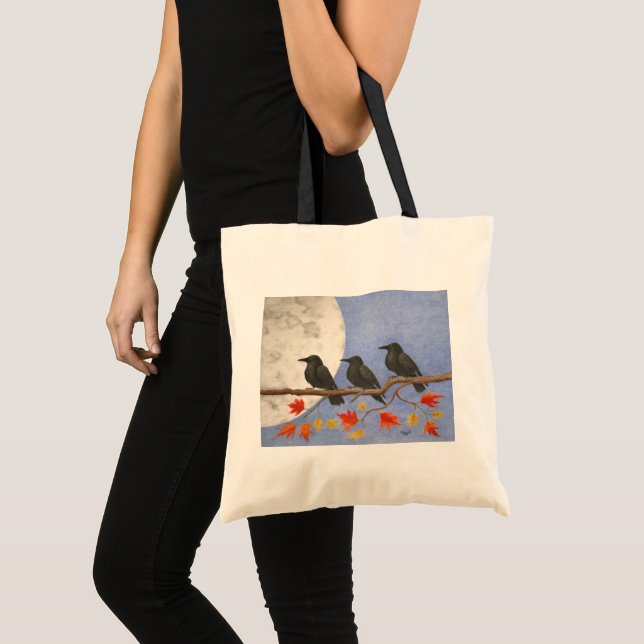 Harvest Crows Tote Bag (Front (Product))