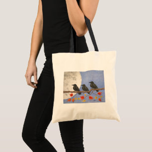 Harvest Crows Tote Bag