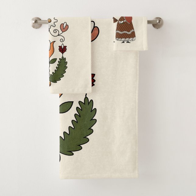 Harvest Dance Bath Towel Set (Insitu)