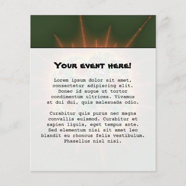 Harvest Festival - Abstract Art Flyer (Front)