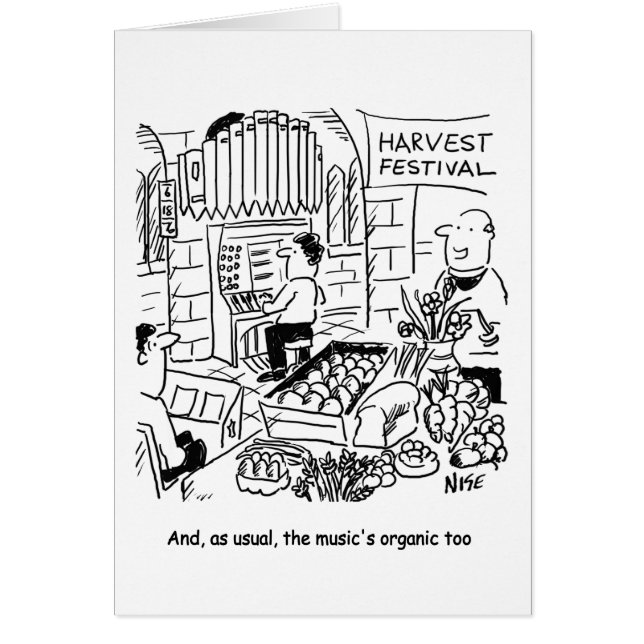 Harvest Festival Church Service with Church Organ (Front)