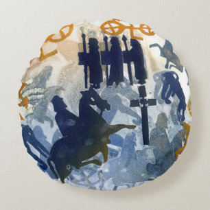 Harvest FEstival Round Cushion