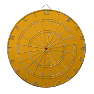 Harvest Gold Dartboard with Darts