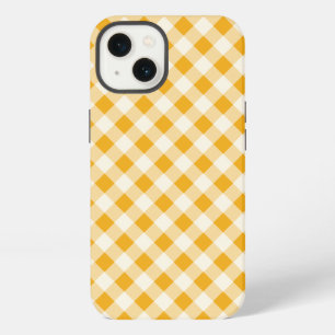 Harvest Gold Gingham iPhone 13 Case