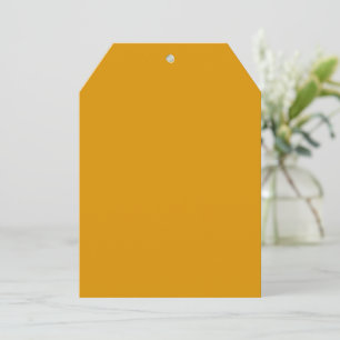Harvest Gold Tag Invitation