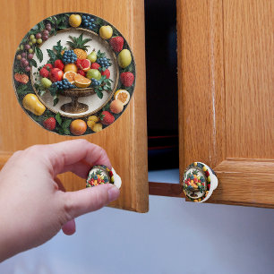 Harvest Halo  Ceramic Knob