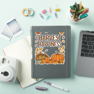 Harvest Happiness – Autumn Pumpkin & Fall Leaves D