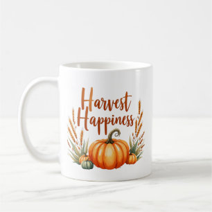 Harvest Happiness – Watercolor Cosy Coffee Mug