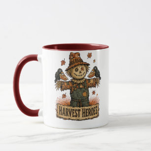 Harvest Heroes Thanksgiving Design Mug