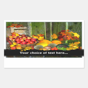 Harvest Home  ~  Rectangle Sticker
