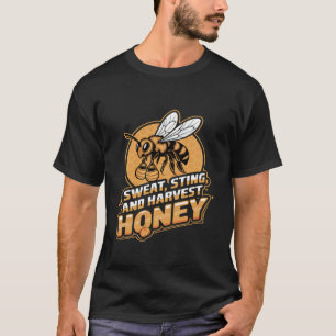 Harvest Honey Beekeeper Bee Apiary Beekeeping Hone T-Shirt