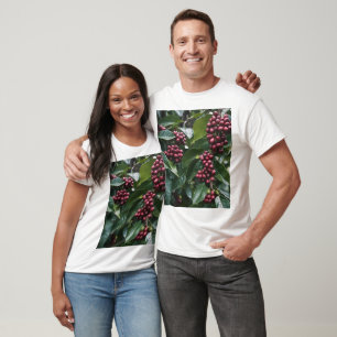 **"Harvest in Bloom: Coffee Beans on the Tree"** T-Shirt