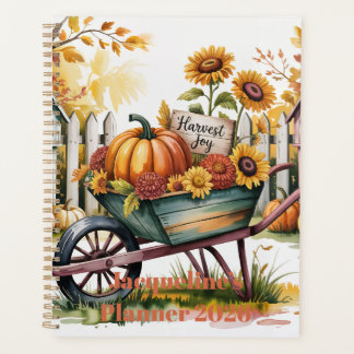 Harvest Joy Autumn Harvest. Whimsical Fall Harvest Planner
