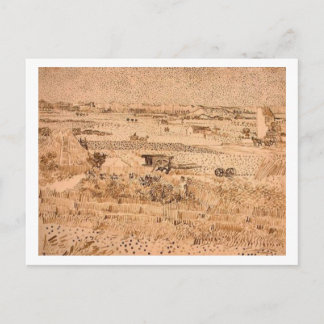 Harvest Landscape, Vincent van Gogh Postcard