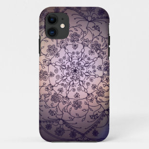 Harvest Moon Mandala - Fall Sky iPhone 11 Case