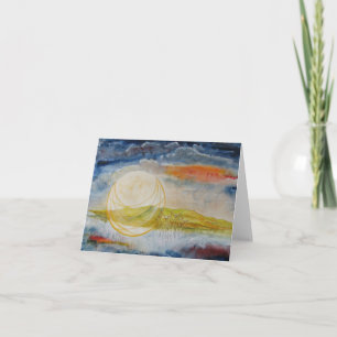 "Harvest Moon" Note Card