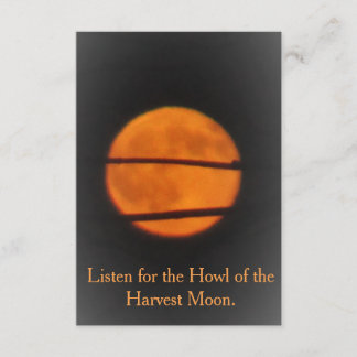 Harvest Moon - Prairie Mile - invitation