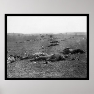Harvest of Death at Gettysburg, PA 1863 Poster