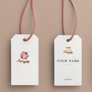 Harvest of Hearts: Personalised Name Cards Gift Ta Gift Tags