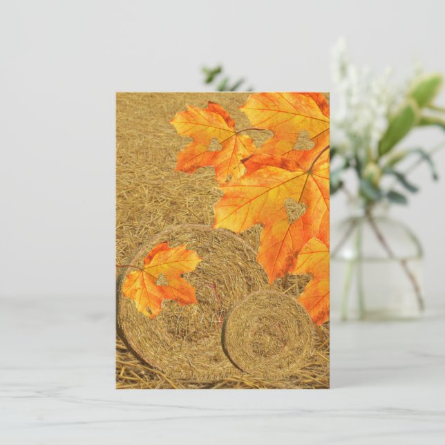 Harvest of Love Invitation (Standing Front)