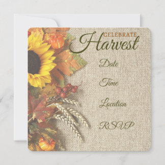 Harvest Party Invitation