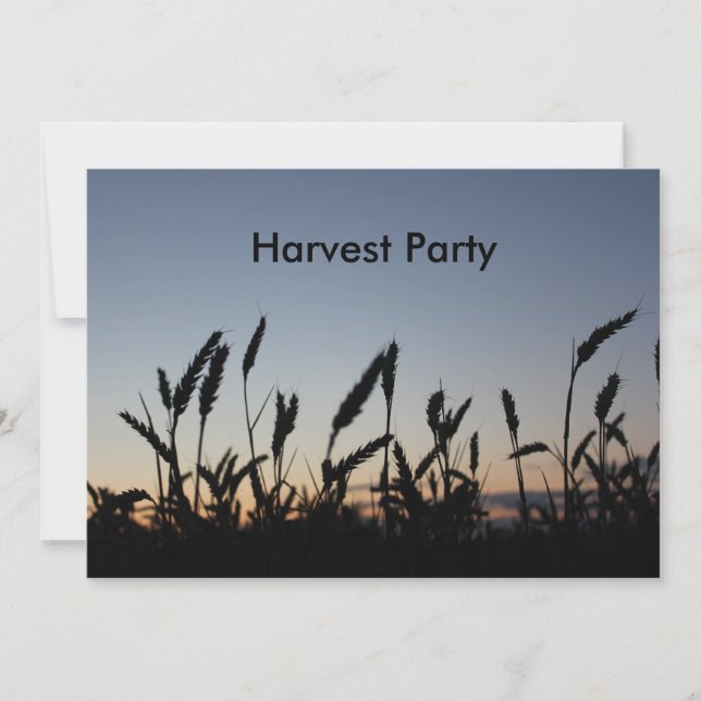 Harvest Party invite (Front)
