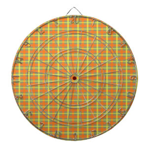 Harvest Plaid Dartboard