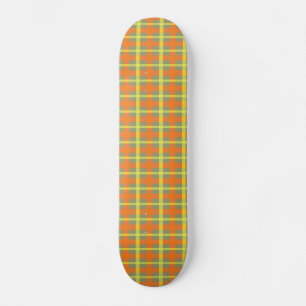 Harvest Plaid Skateboard