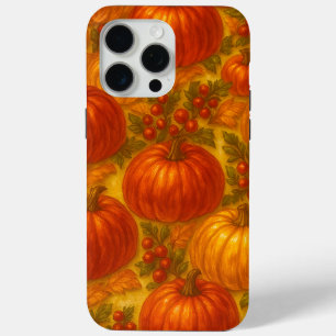 Harvest Pumpkin Pattern – Fall Thanksgiving iPhone 15 Pro Max Case
