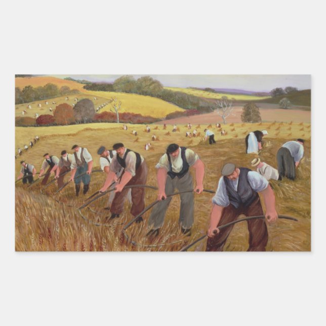 Harvest Rectangular Sticker (Front)