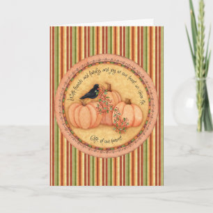 Harvest Round about Holiday Card