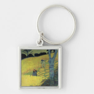 Harvest Scene Key Ring