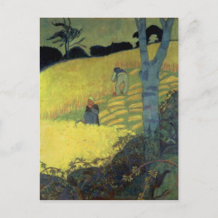 Harvest Scene Postcard