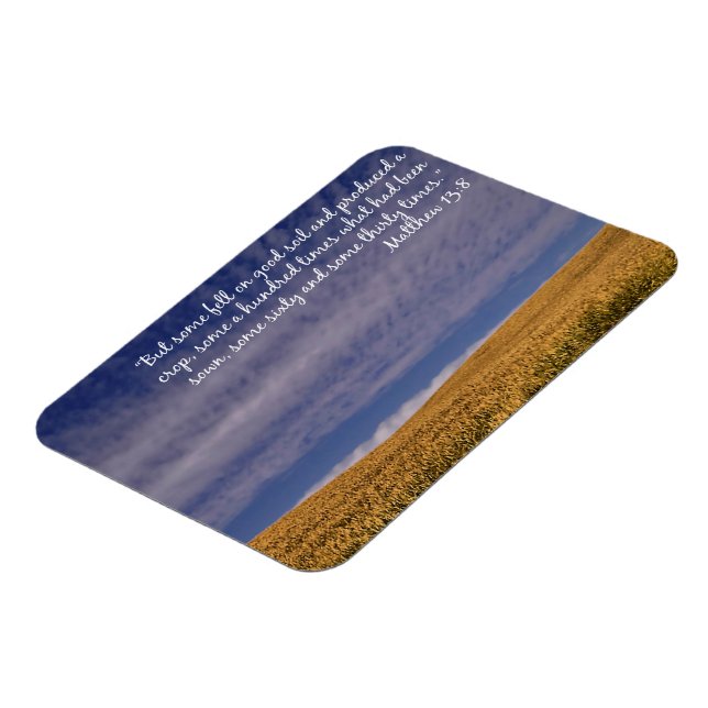 Harvest Scripture  Magnet (Left Side)