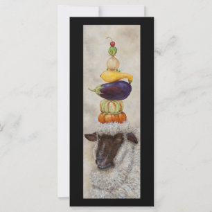 Harvest Sheep Flat Card