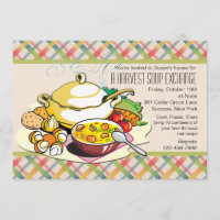 Harvest Soup Exchange Invitation