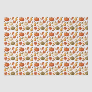 Harvest Table Autumn Thanksgiving Tissue Paper