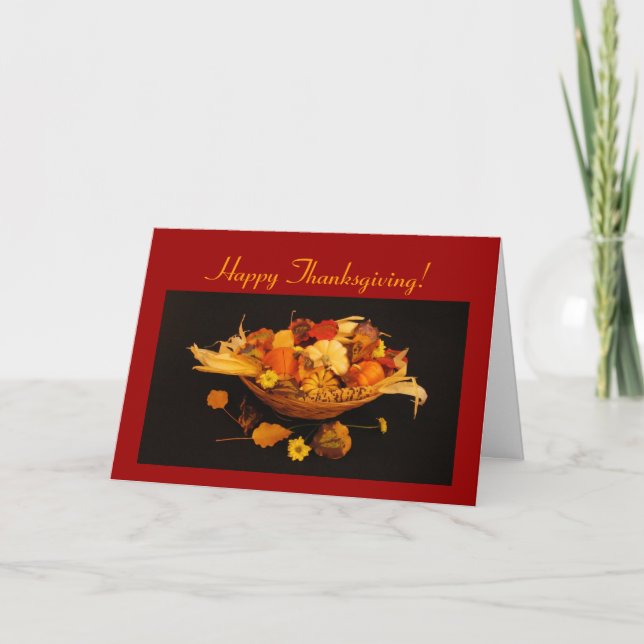 Harvest / Thanksgiving Holiday Card (Front)