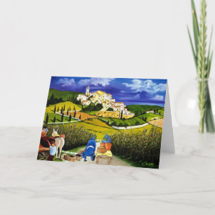 HARVEST THE GRAPES CARD