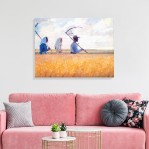 Harvest Time Anna Ancher Canvas Print